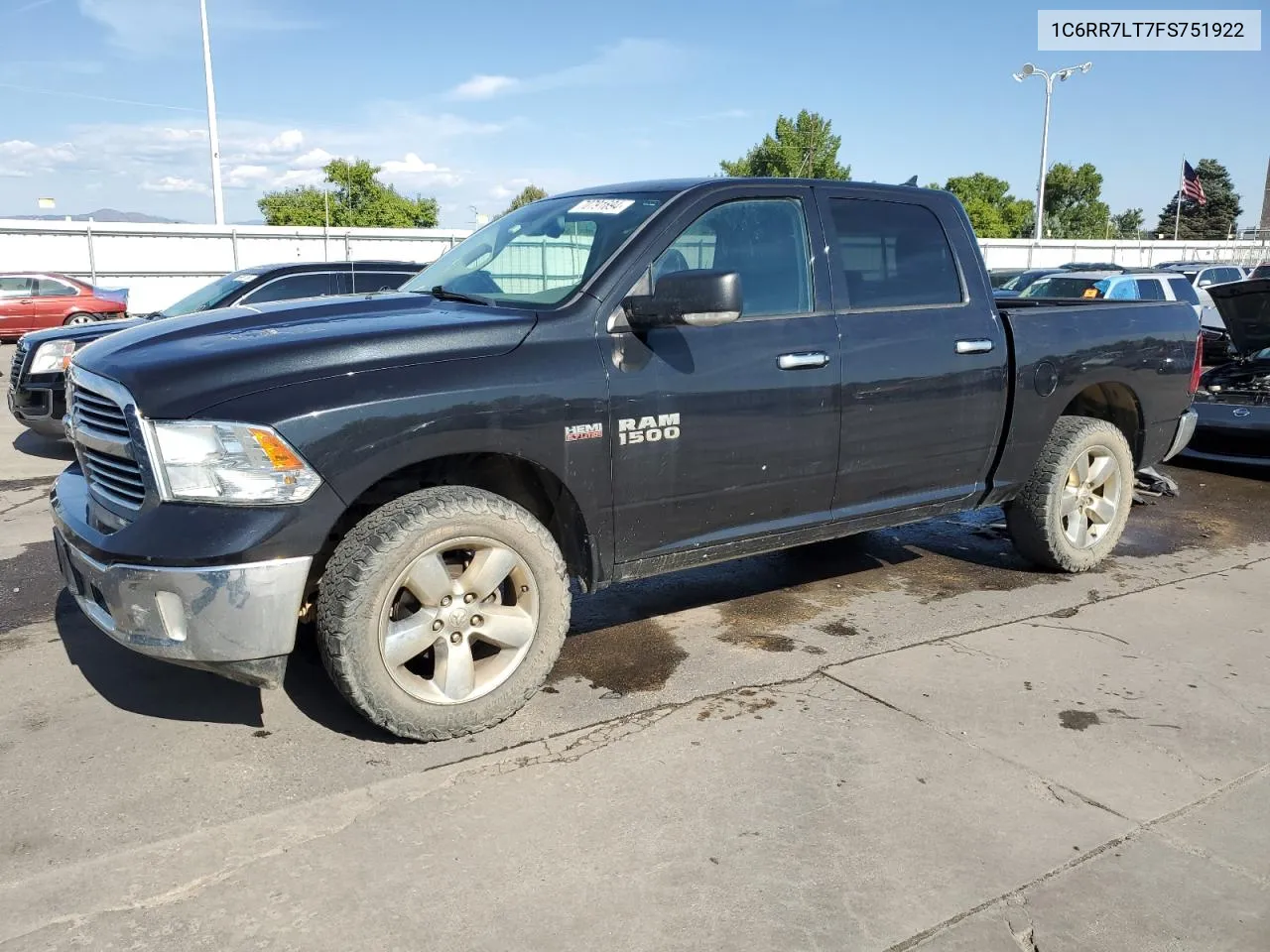 2015 Ram 1500 Slt VIN: 1C6RR7LT7FS751922 Lot: 70791694