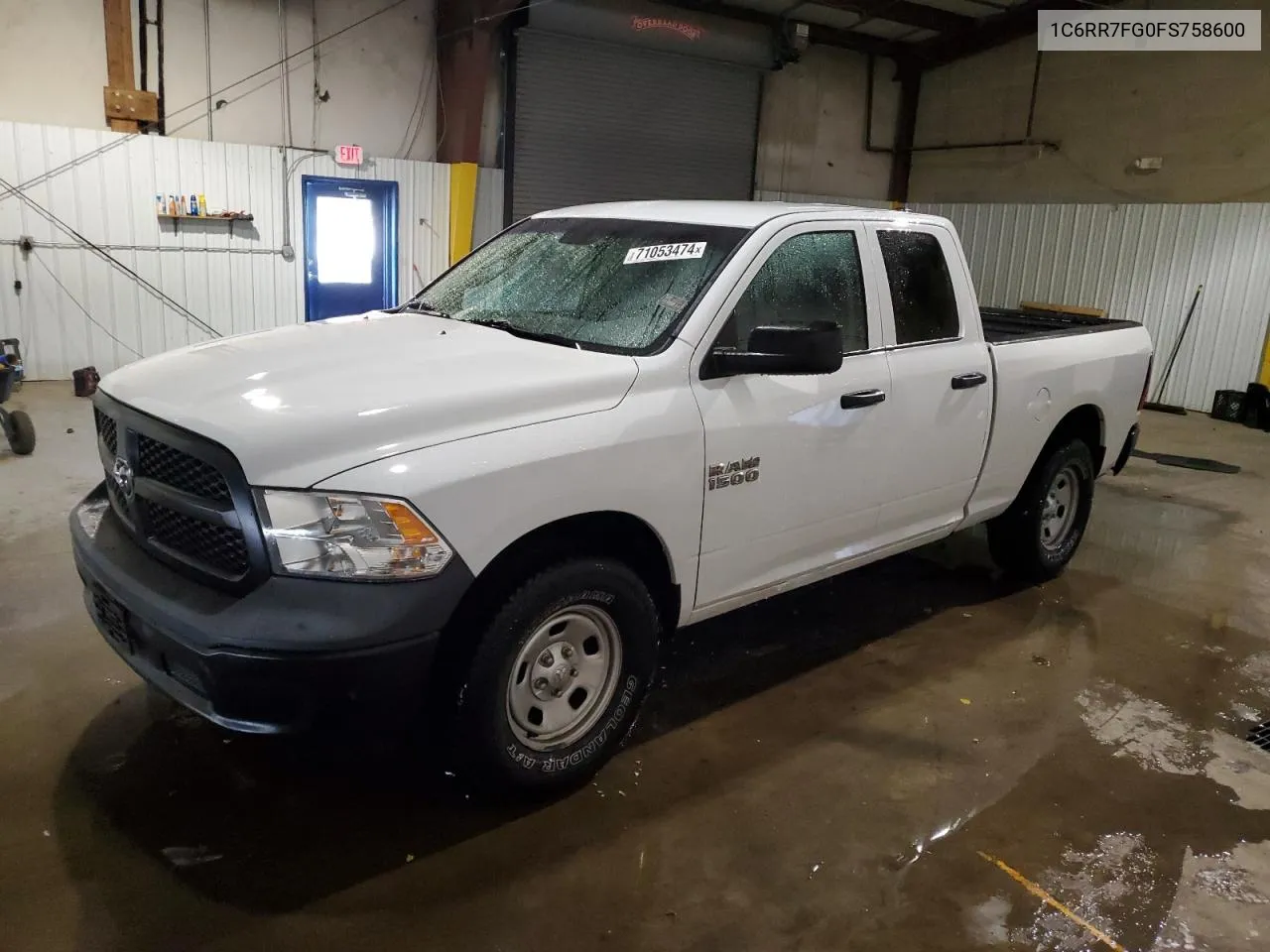 2015 Ram 1500 St VIN: 1C6RR7FG0FS758600 Lot: 71053474