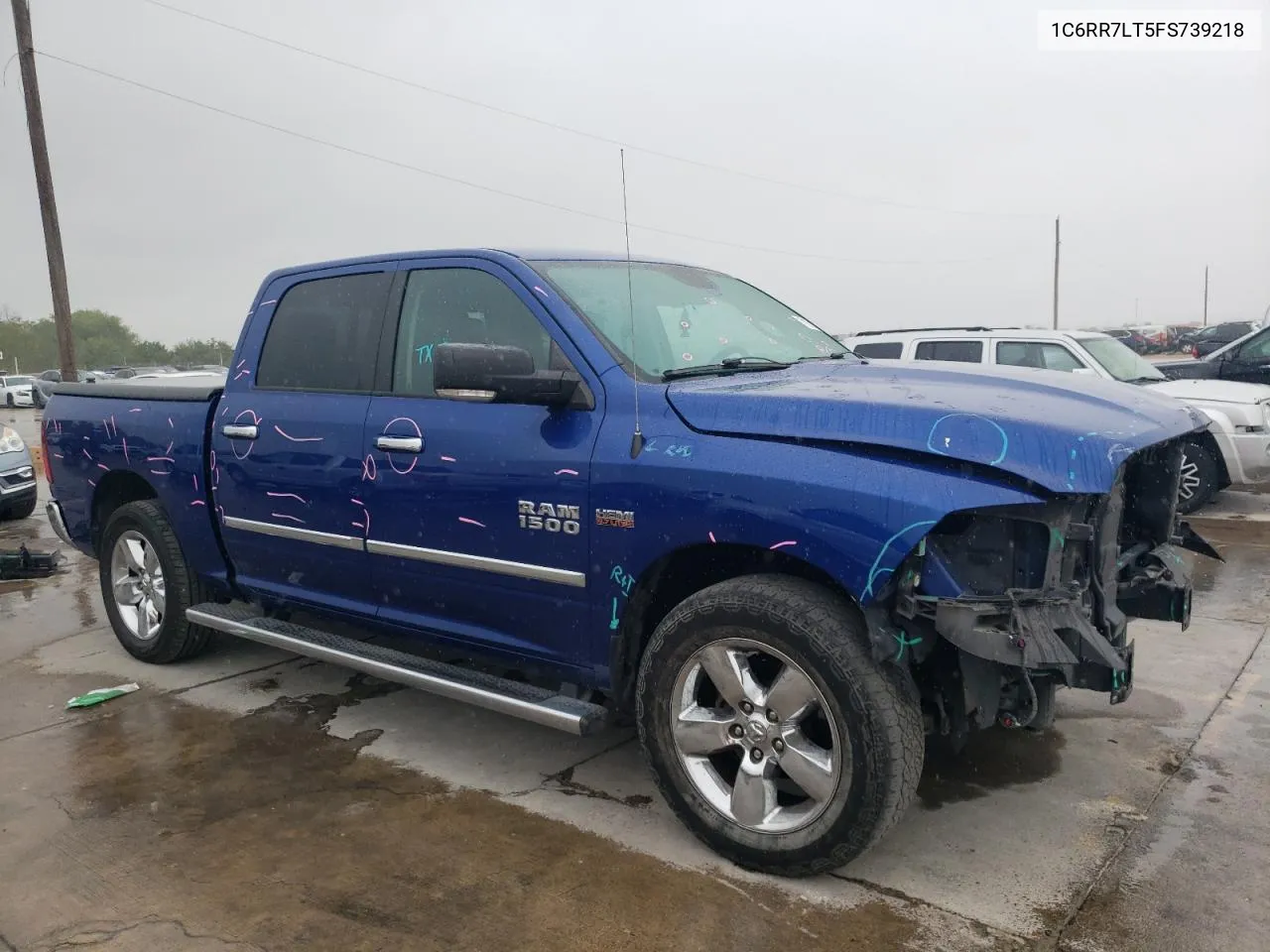 2015 Ram 1500 Slt VIN: 1C6RR7LT5FS739218 Lot: 71057174