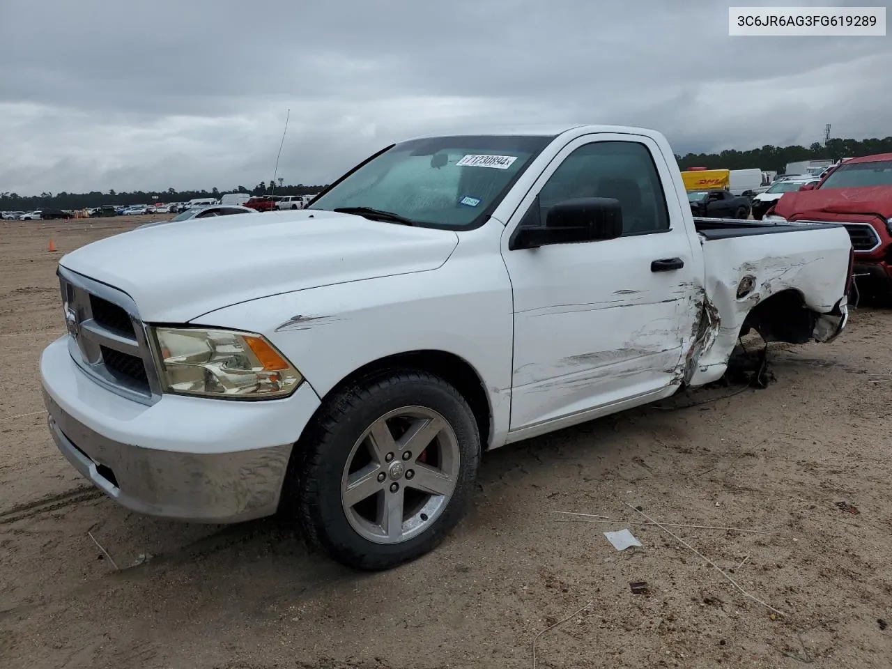 2015 Ram 1500 St VIN: 3C6JR6AG3FG619289 Lot: 71230894