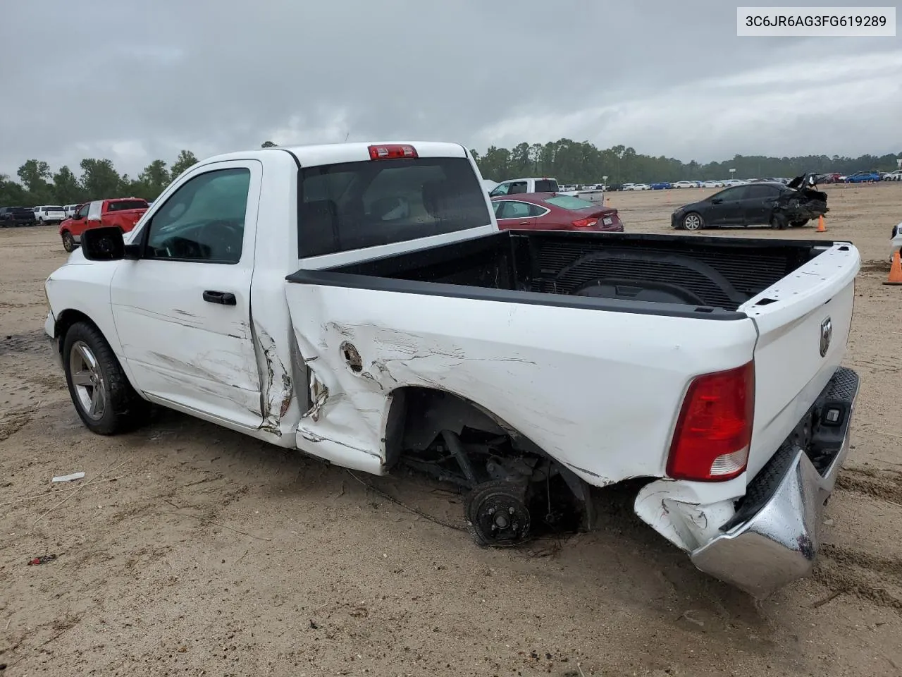 2015 Ram 1500 St VIN: 3C6JR6AG3FG619289 Lot: 71230894