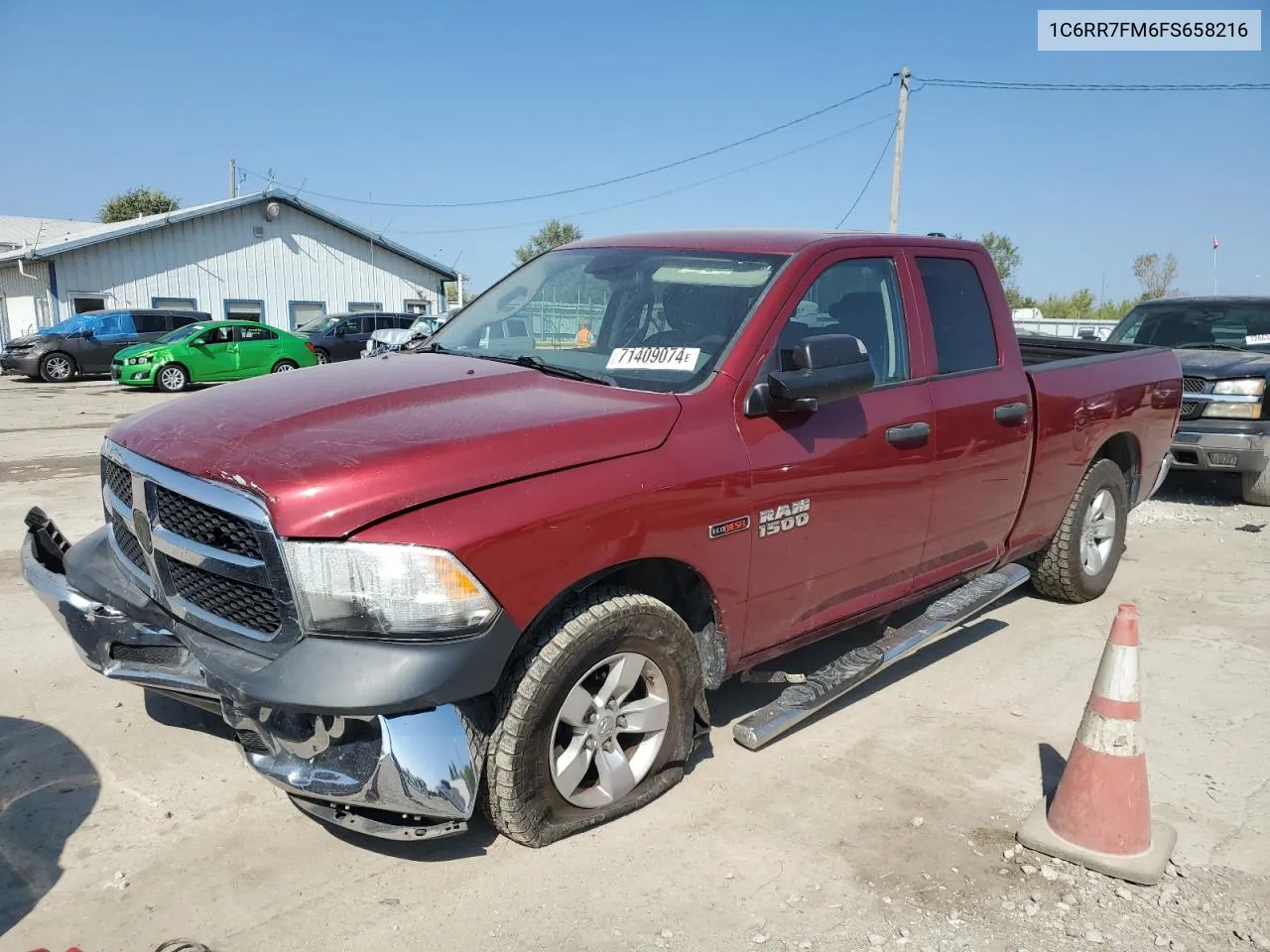 2015 Ram 1500 St VIN: 1C6RR7FM6FS658216 Lot: 71409074