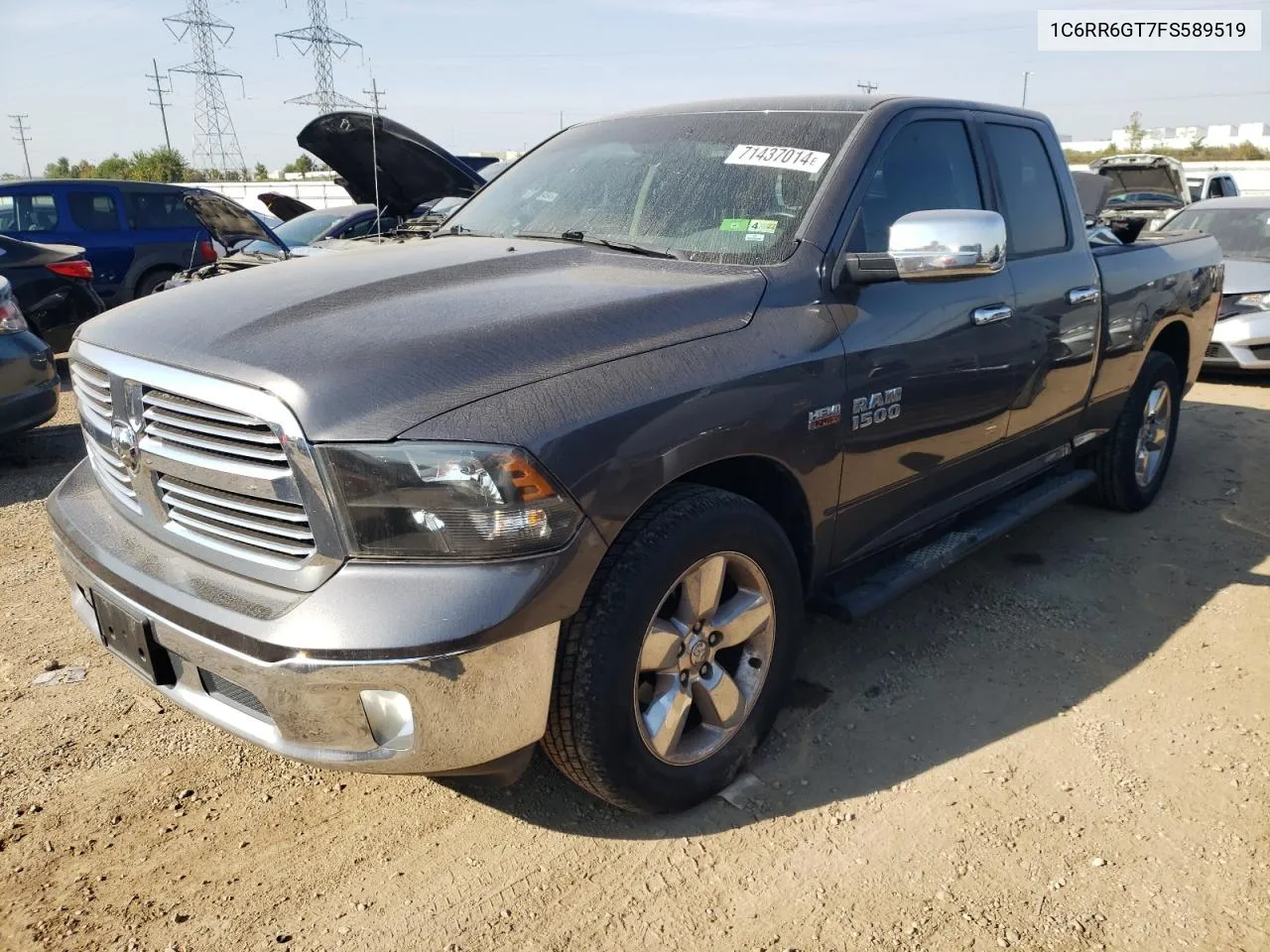 1C6RR6GT7FS589519 2015 Ram 1500 Slt