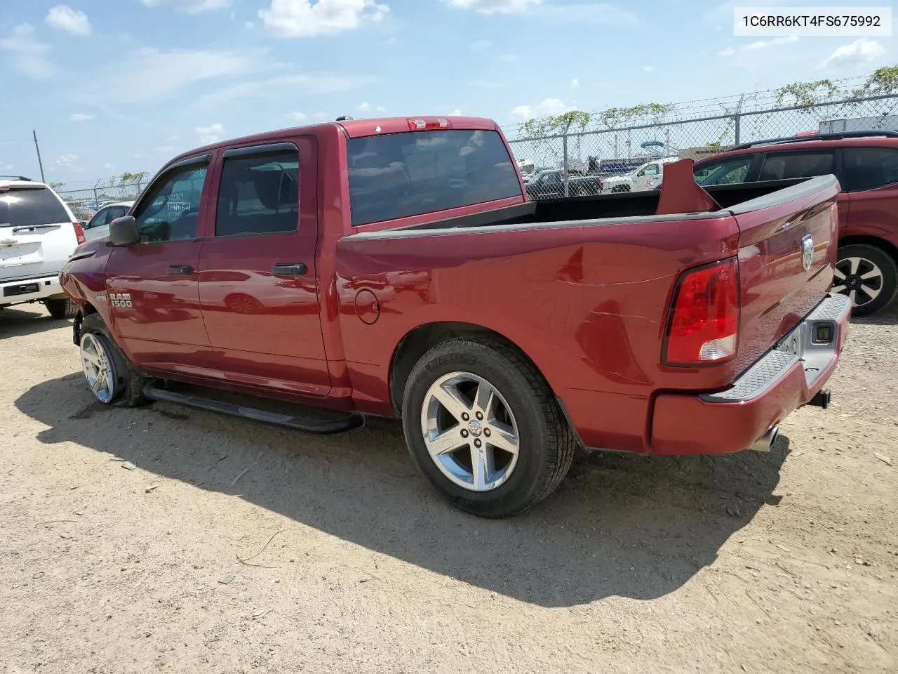 2015 Ram 1500 St VIN: 1C6RR6KT4FS675992 Lot: 71472464