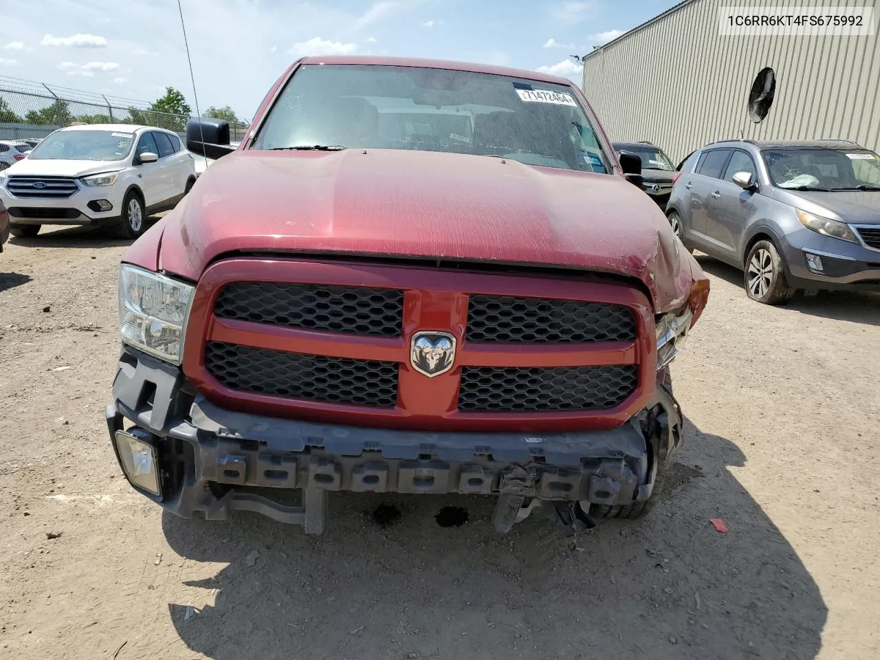 2015 Ram 1500 St VIN: 1C6RR6KT4FS675992 Lot: 71472464