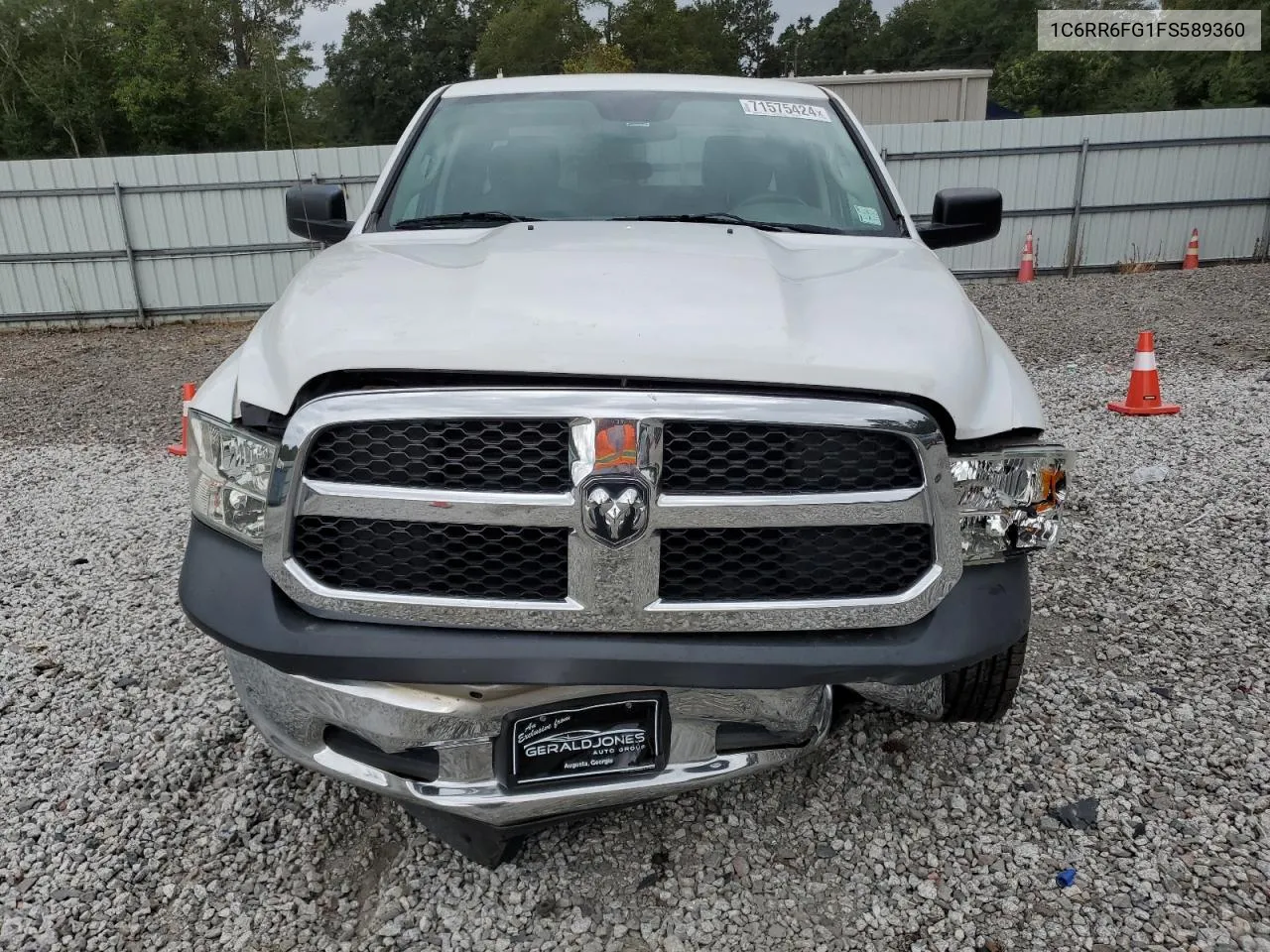 2015 Ram 1500 St VIN: 1C6RR6FG1FS589360 Lot: 71575424