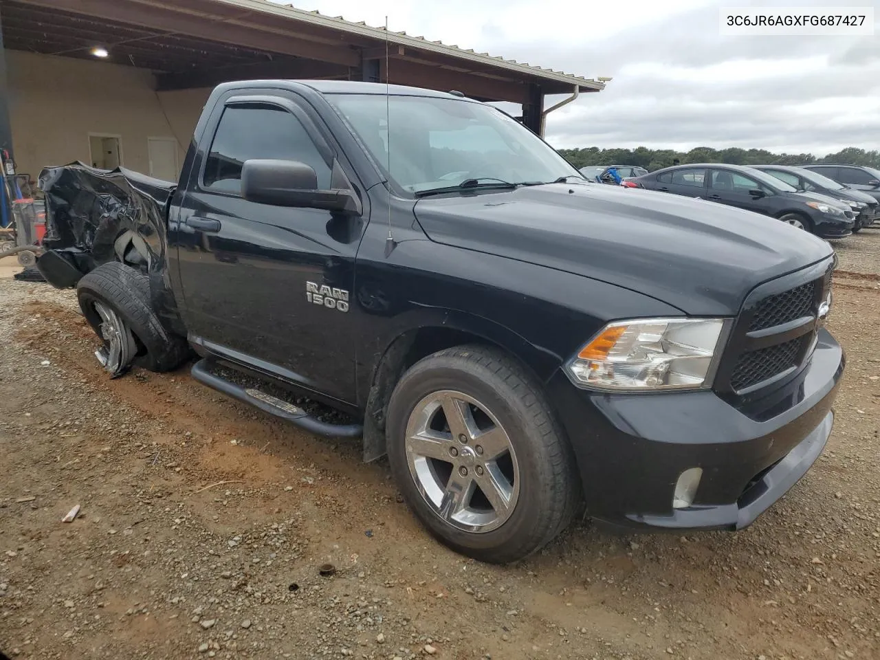 2015 Ram 1500 St VIN: 3C6JR6AGXFG687427 Lot: 71589164