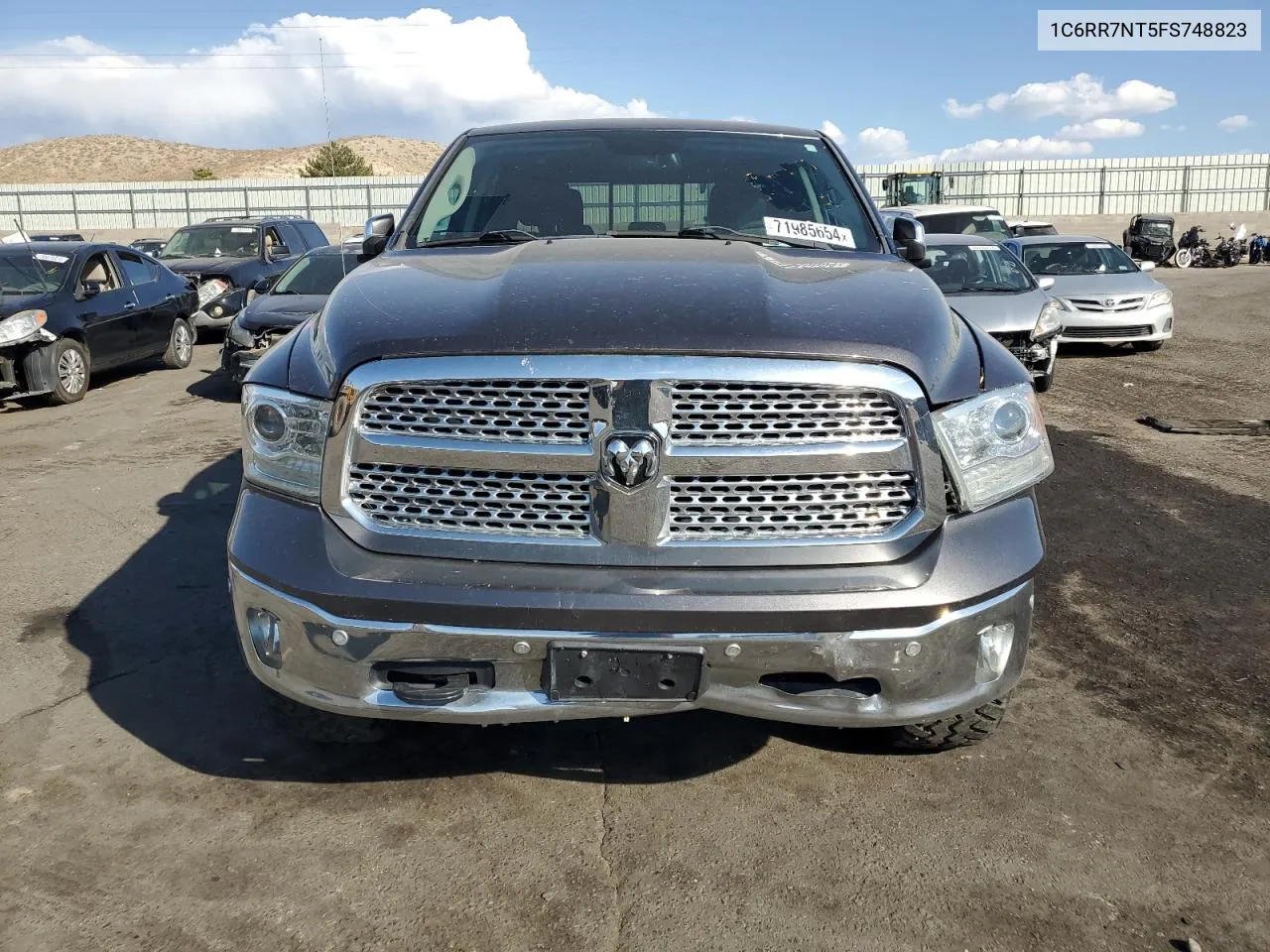 2015 Ram 1500 Laramie VIN: 1C6RR7NT5FS748823 Lot: 71985654