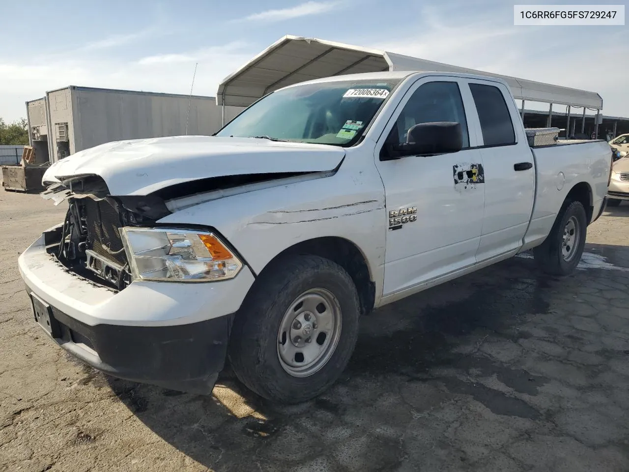 2015 Ram 1500 St VIN: 1C6RR6FG5FS729247 Lot: 72006364