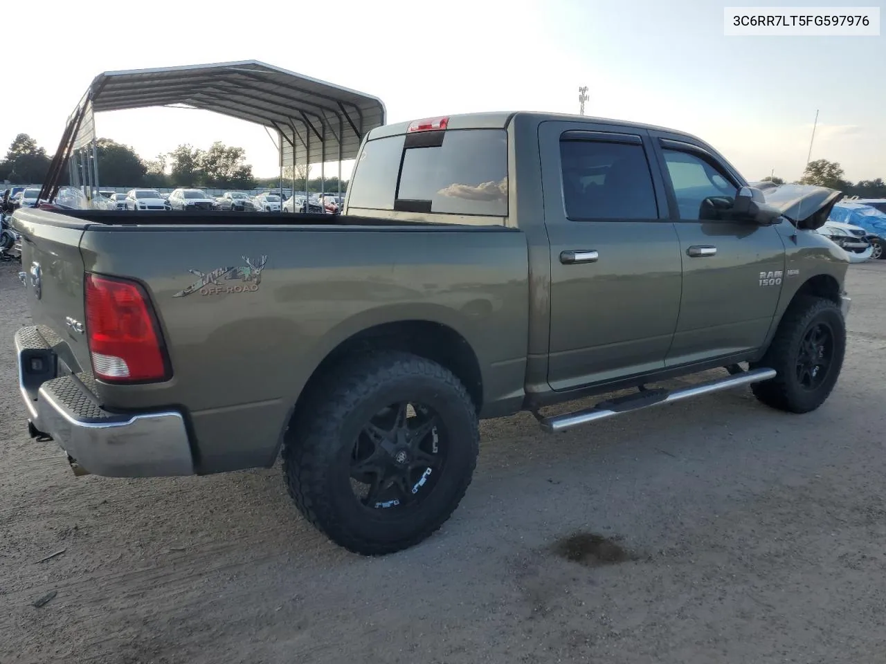 2015 Ram 1500 Slt VIN: 3C6RR7LT5FG597976 Lot: 72073314