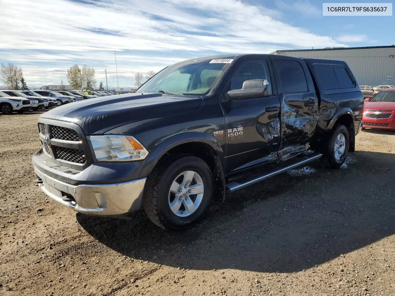 2015 Ram 1500 Slt VIN: 1C6RR7LT9FS635637 Lot: 72078644