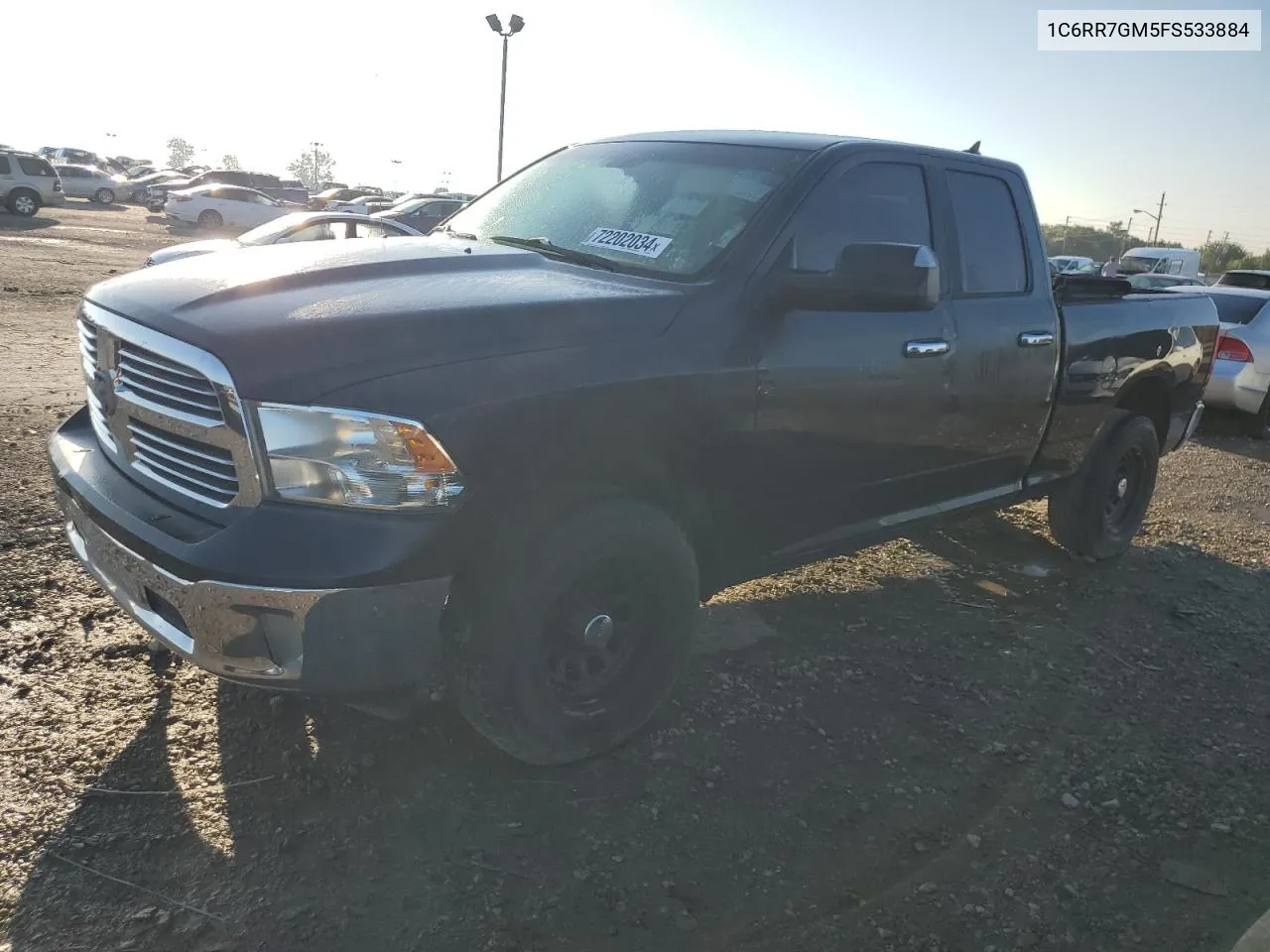 2015 Ram 1500 Slt VIN: 1C6RR7GM5FS533884 Lot: 72202034