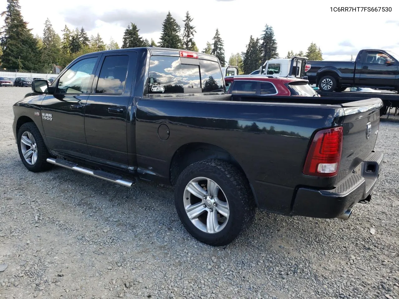 2015 Ram 1500 Sport VIN: 1C6RR7HT7FS667530 Lot: 72260004