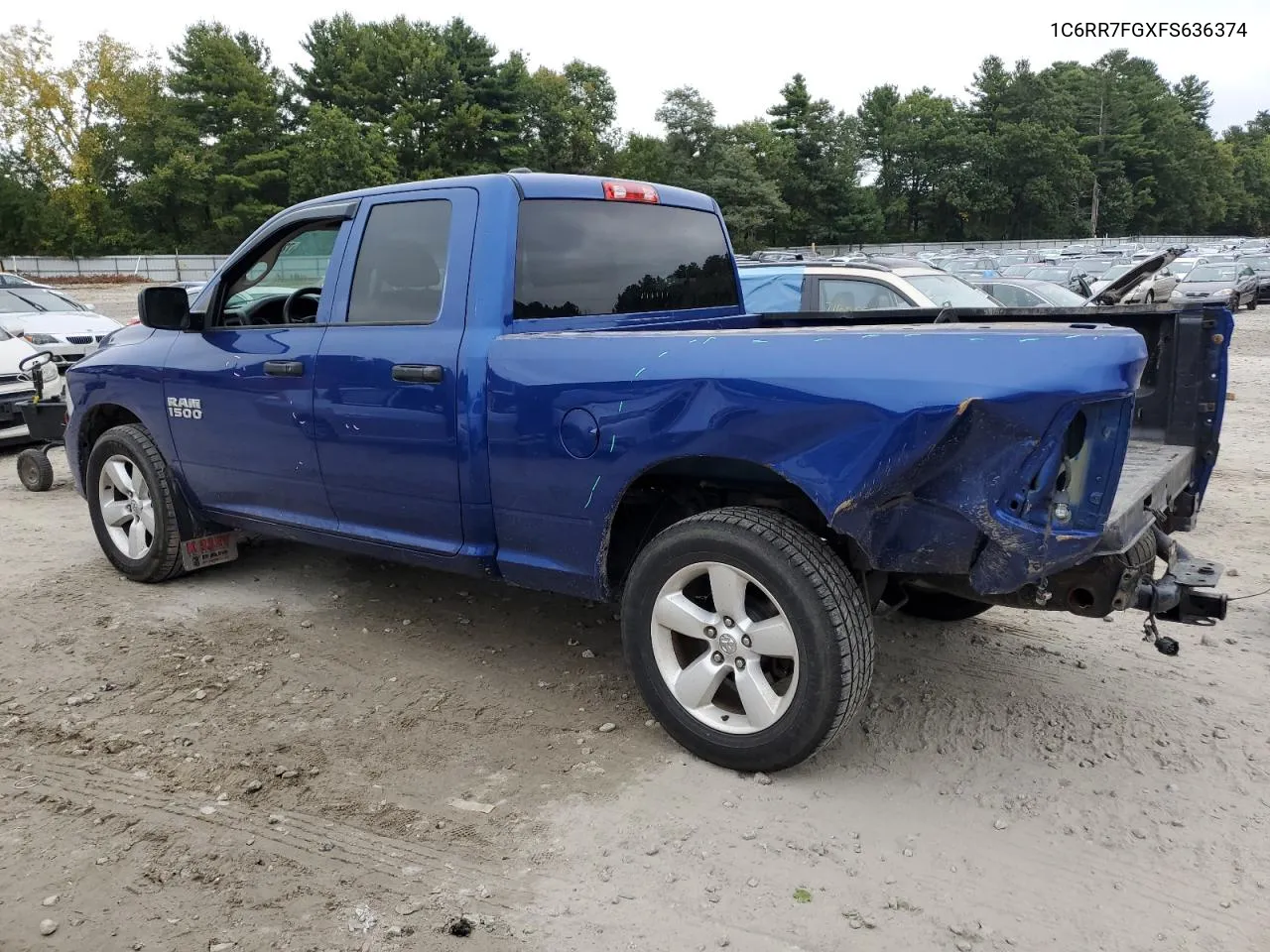 2015 Ram 1500 St VIN: 1C6RR7FGXFS636374 Lot: 72325974