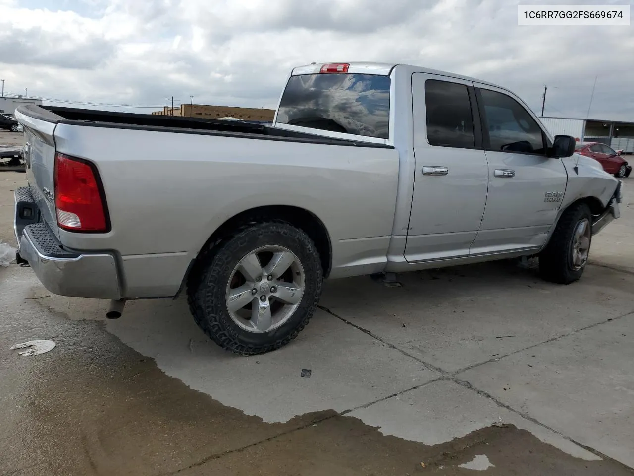 2015 Ram 1500 Slt VIN: 1C6RR7GG2FS669674 Lot: 72450984