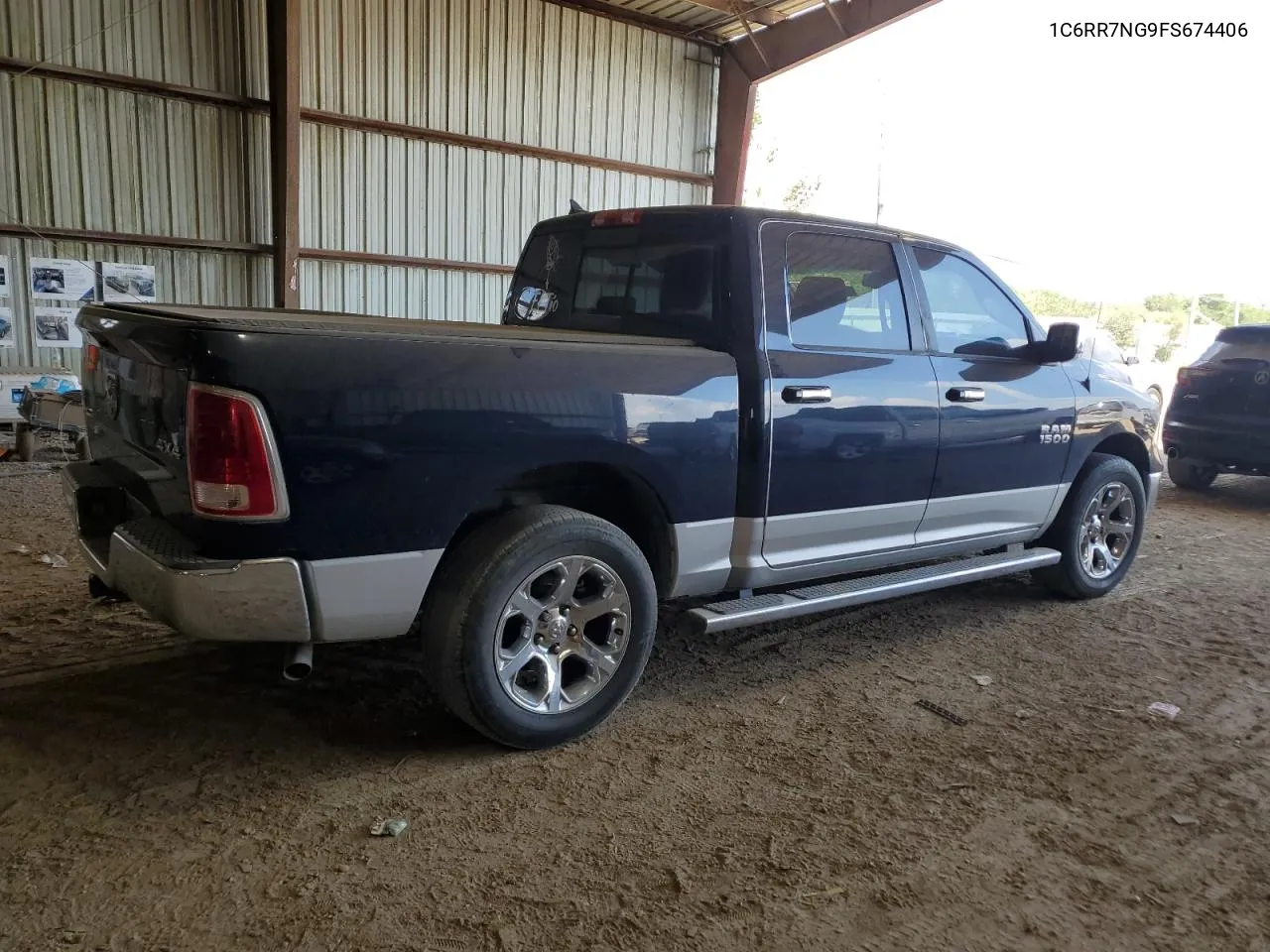 2015 Ram 1500 Laramie VIN: 1C6RR7NG9FS674406 Lot: 72452114