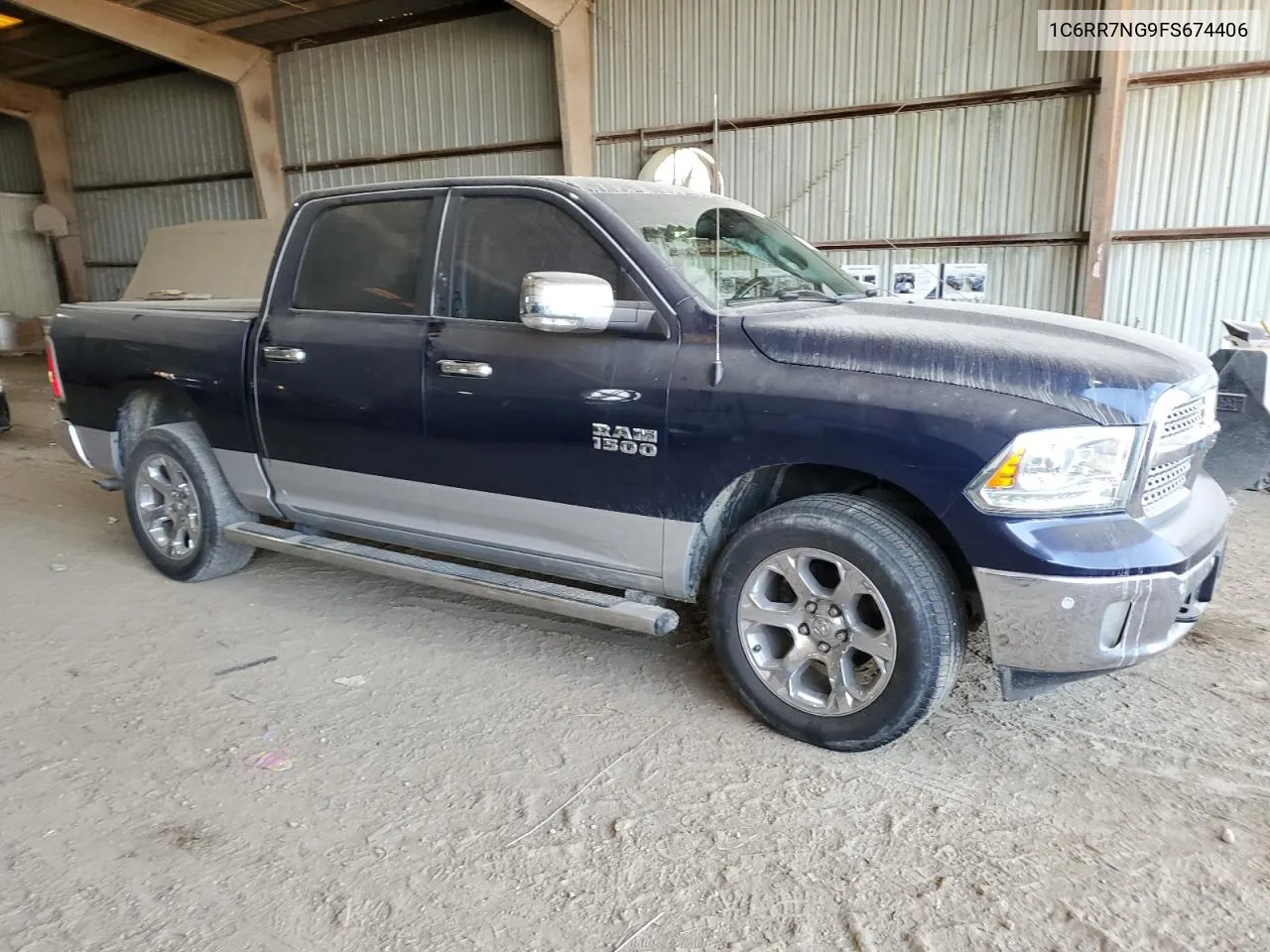 2015 Ram 1500 Laramie VIN: 1C6RR7NG9FS674406 Lot: 72452114