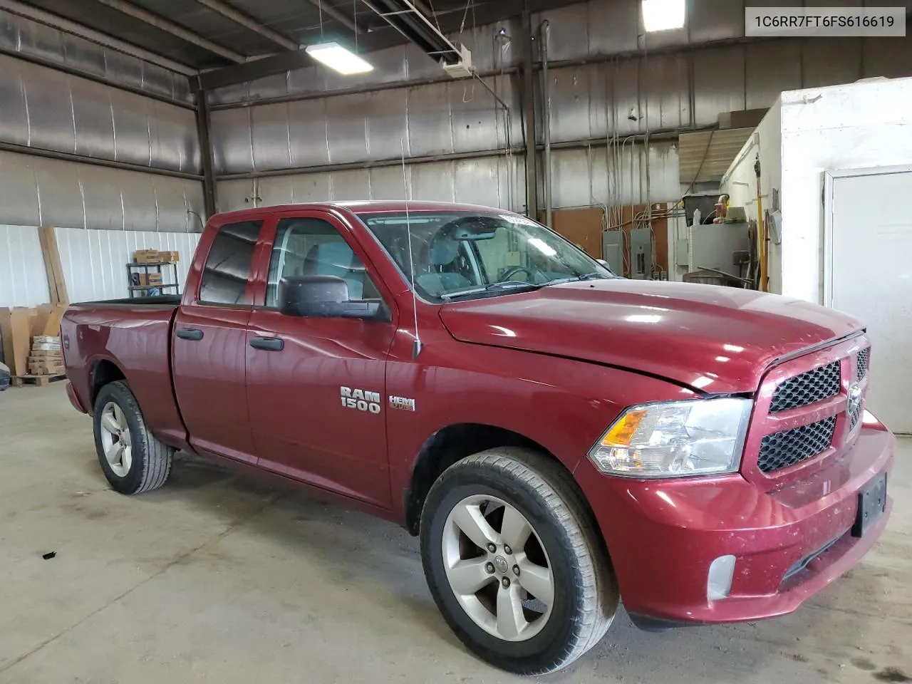 2015 Ram 1500 St VIN: 1C6RR7FT6FS616619 Lot: 73024684