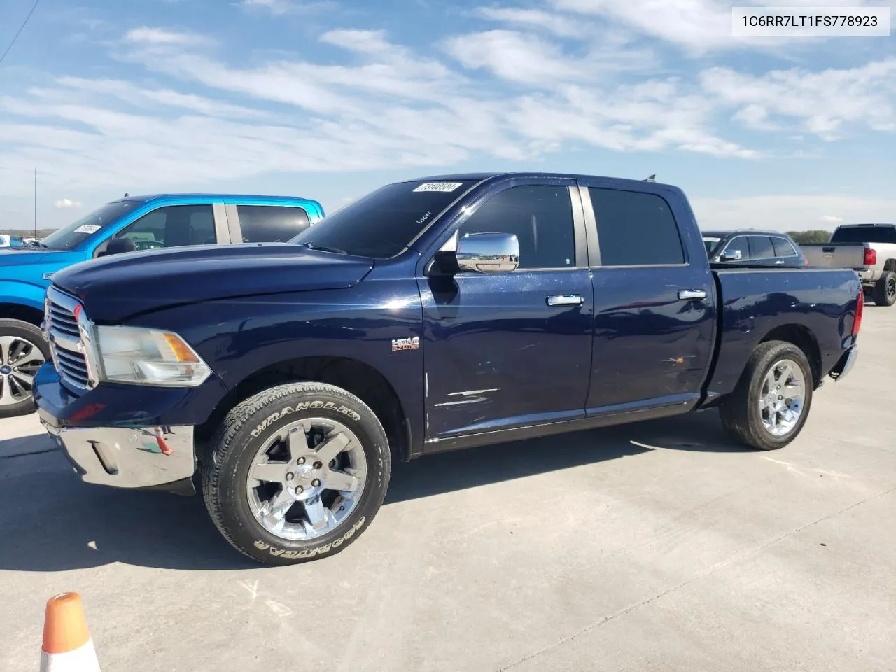 2015 Ram 1500 Slt VIN: 1C6RR7LT1FS778923 Lot: 73100504