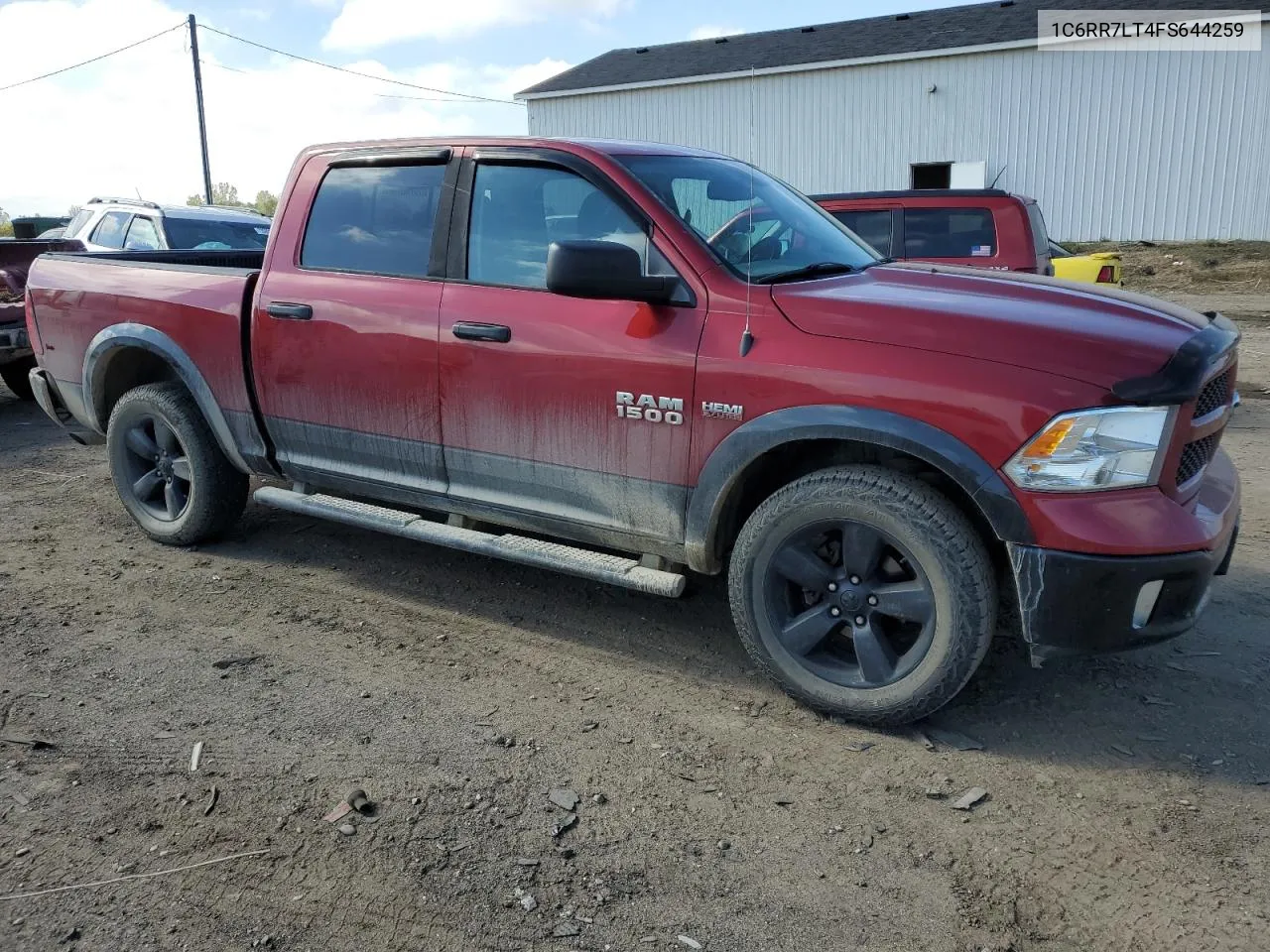 1C6RR7LT4FS644259 2015 Ram 1500 Slt