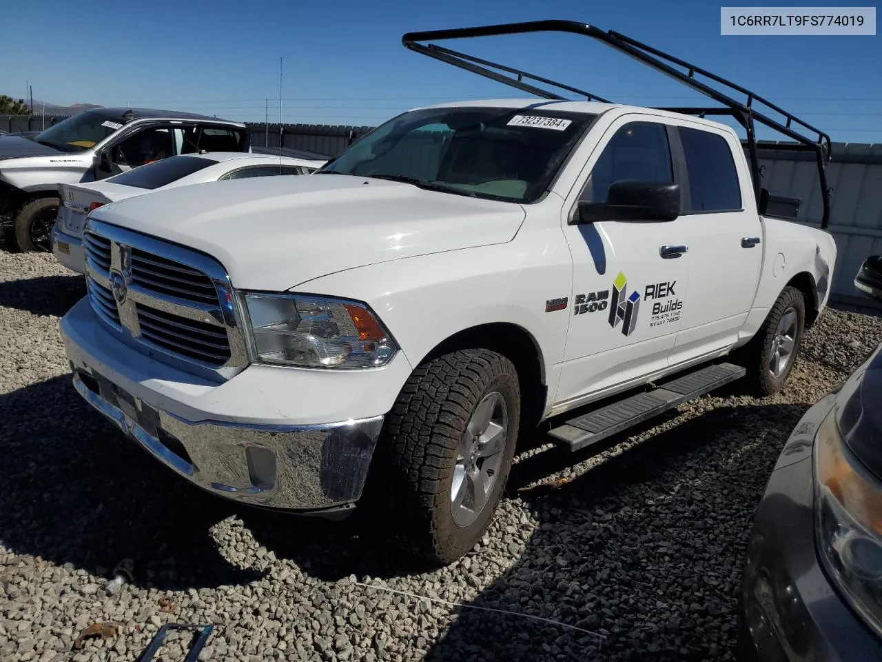 2015 Ram 1500 Slt VIN: 1C6RR7LT9FS774019 Lot: 73237384