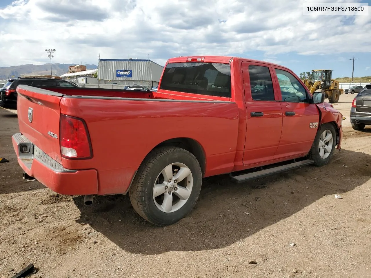 2015 Ram 1500 St VIN: 1C6RR7FG9FS718600 Lot: 73239874