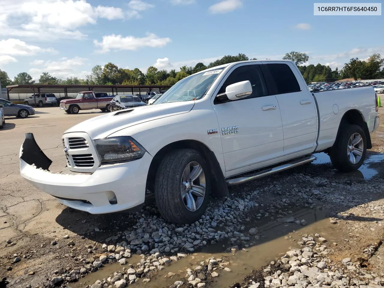 2015 Ram 1500 Sport VIN: 1C6RR7HT6FS640450 Lot: 73302984