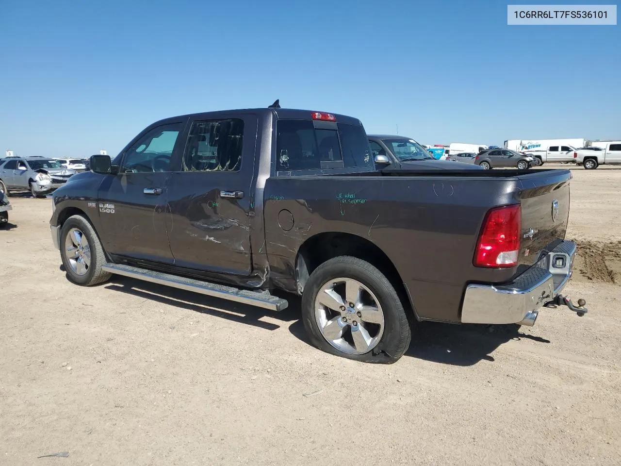 1C6RR6LT7FS536101 2015 Ram 1500 Slt