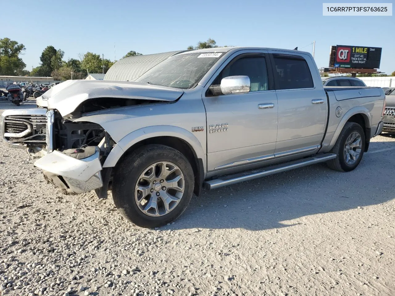 2015 Ram 1500 Longhorn VIN: 1C6RR7PT3FS763625 Lot: 73550794