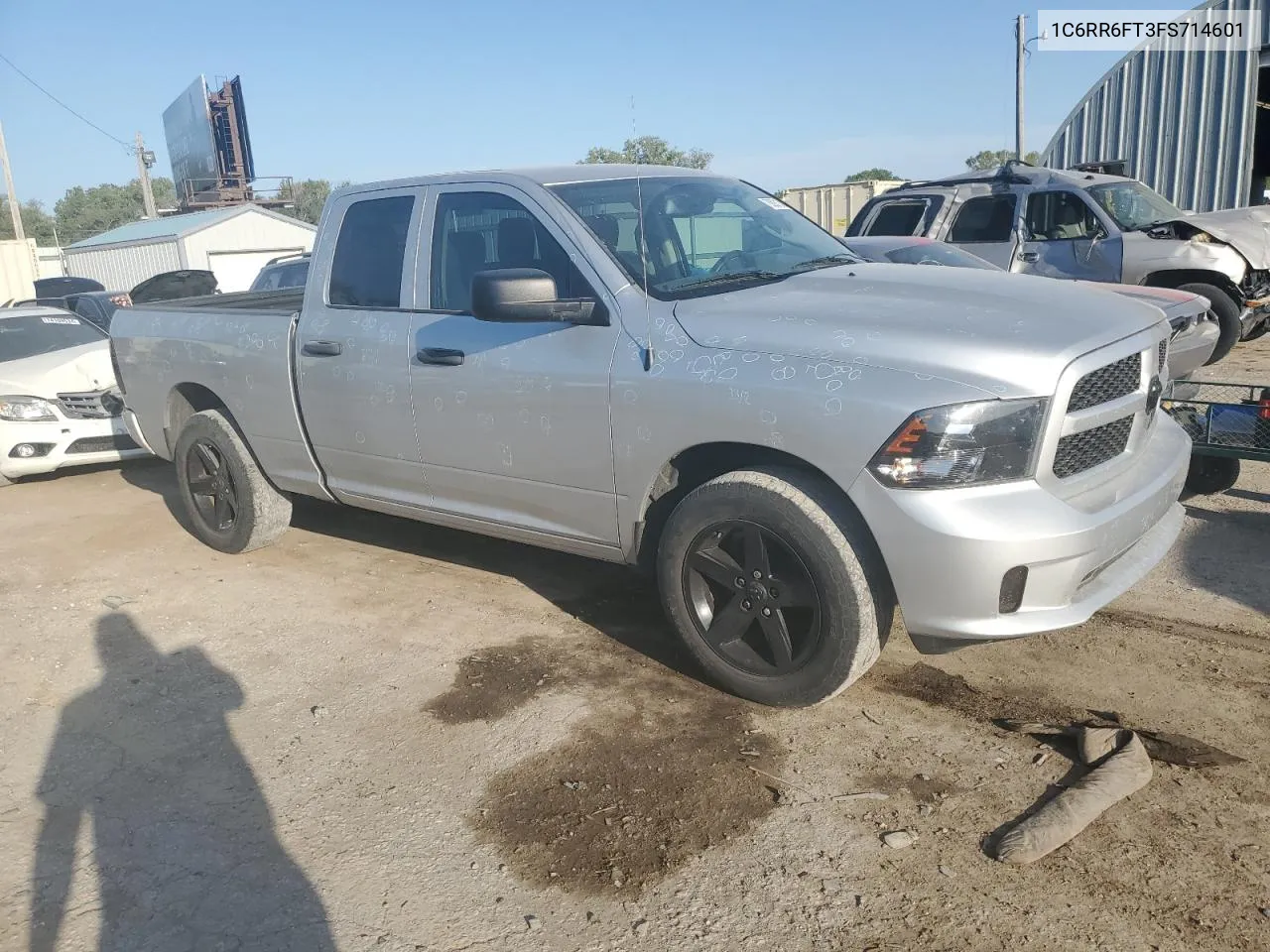 2015 Ram 1500 St VIN: 1C6RR6FT3FS714601 Lot: 73693124