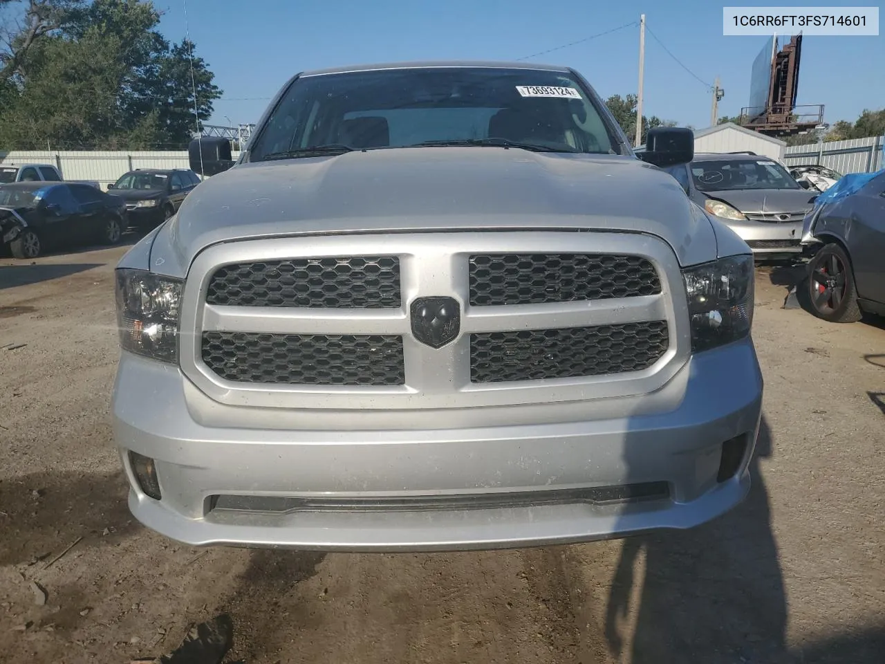 2015 Ram 1500 St VIN: 1C6RR6FT3FS714601 Lot: 73693124