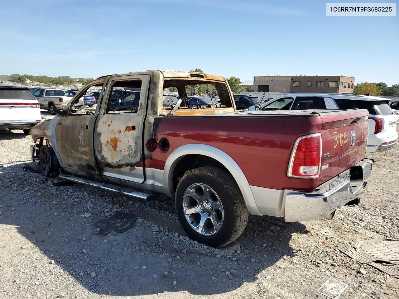 2015 Ram 1500 Laramie VIN: 1C6RR7NT9FS685225 Lot: 74117154