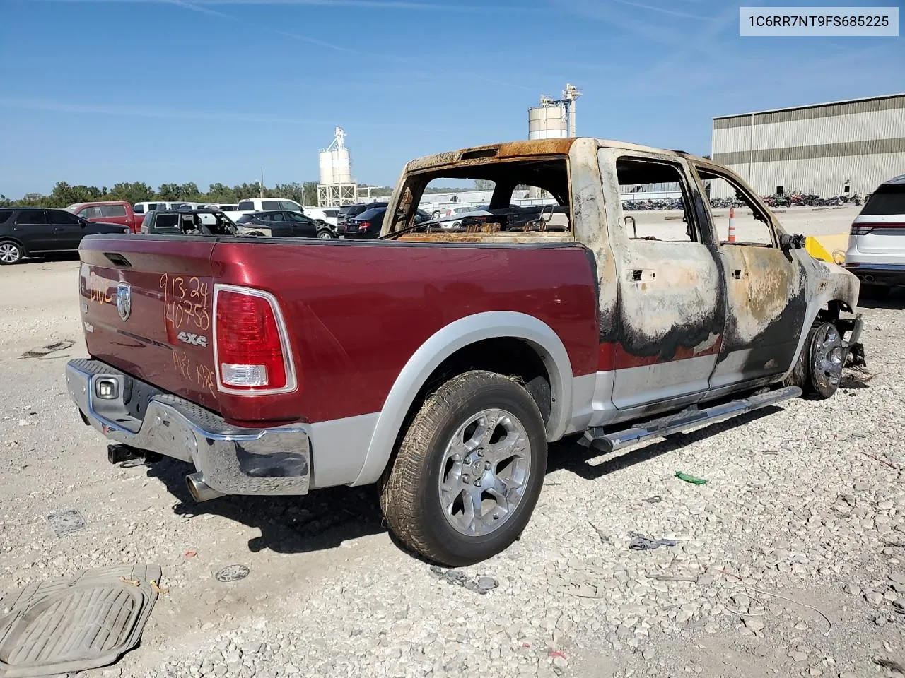 2015 Ram 1500 Laramie VIN: 1C6RR7NT9FS685225 Lot: 74117154