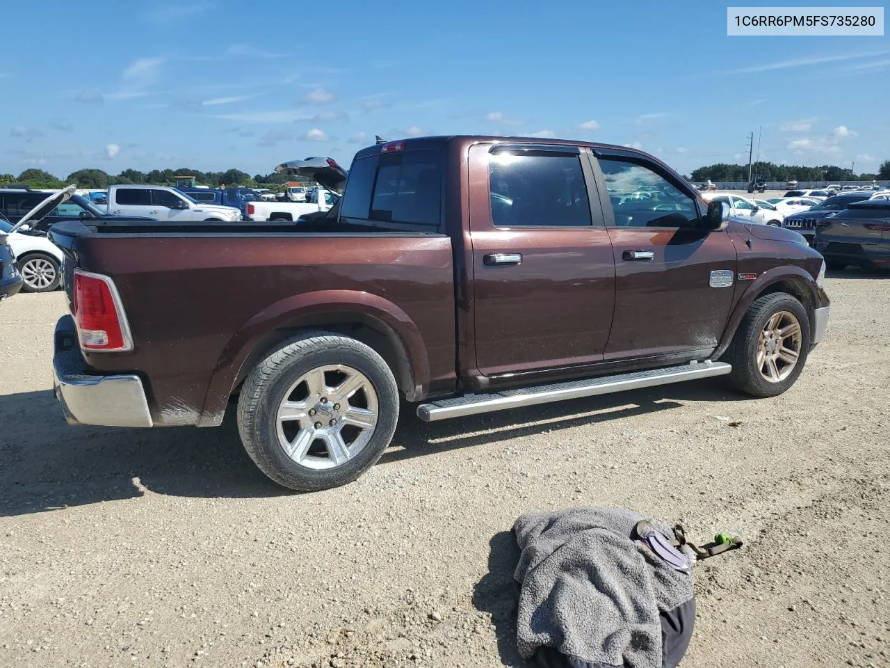 2015 Ram 1500 Longhorn VIN: 1C6RR6PM5FS735280 Lot: 74123534