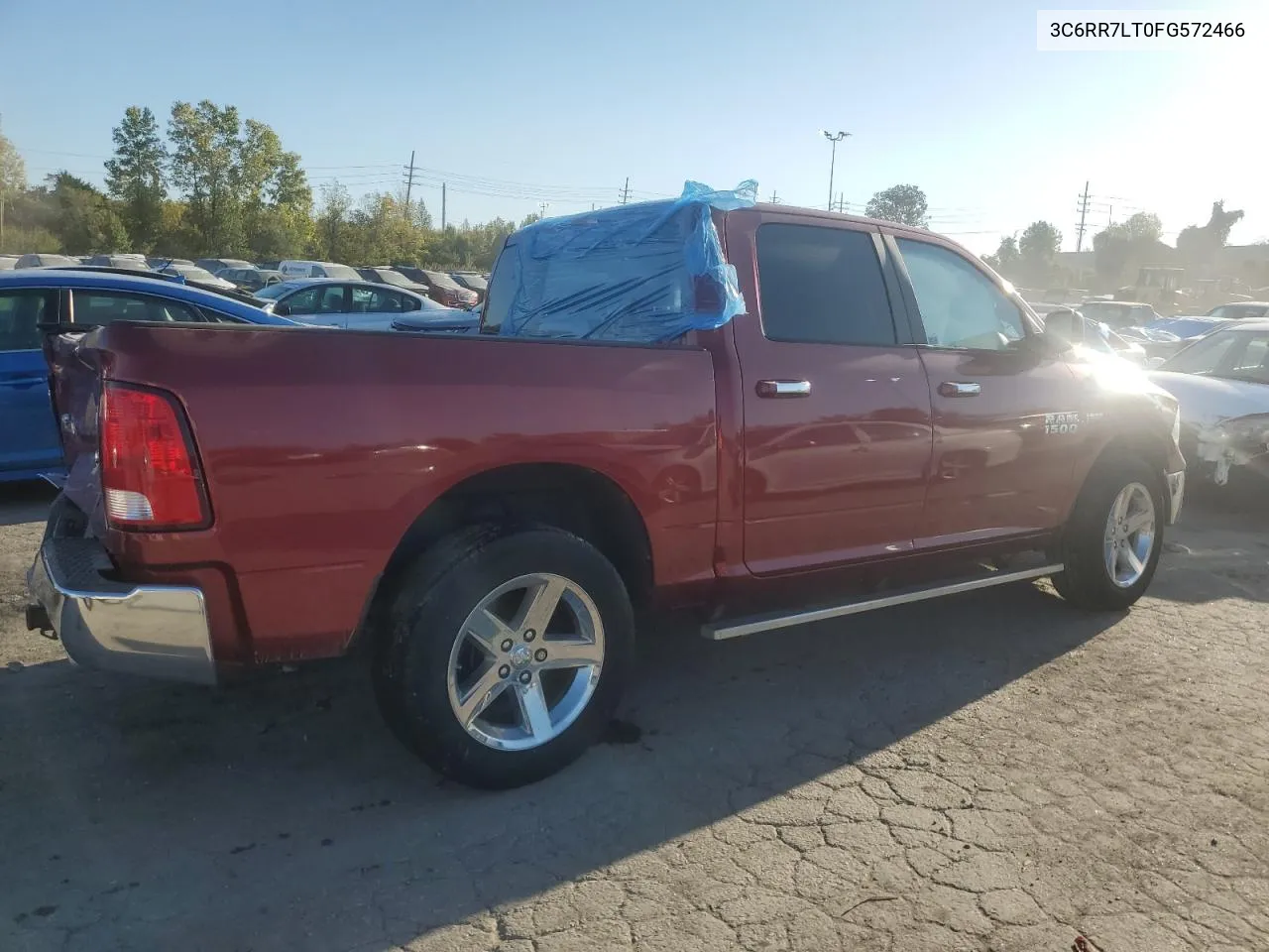 2015 Ram 1500 Slt VIN: 3C6RR7LT0FG572466 Lot: 74129854