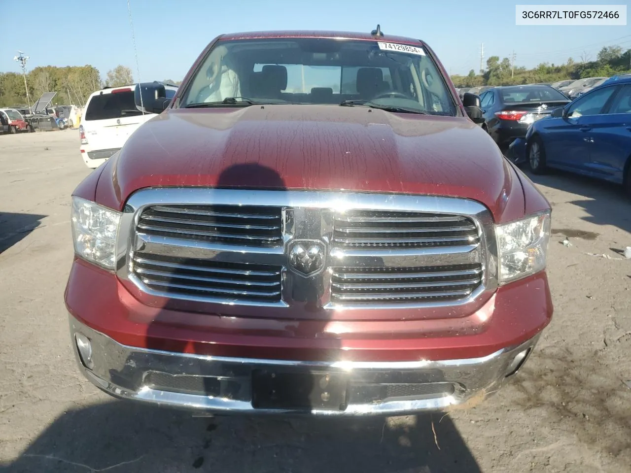 2015 Ram 1500 Slt VIN: 3C6RR7LT0FG572466 Lot: 74129854