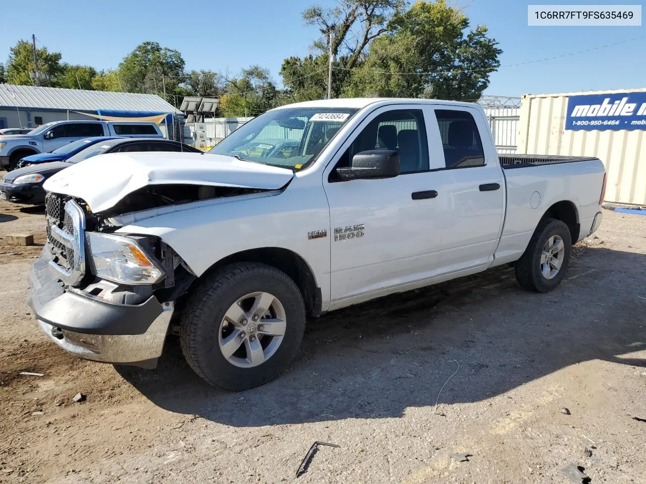 2015 Ram 1500 St VIN: 1C6RR7FT9FS635469 Lot: 74243684