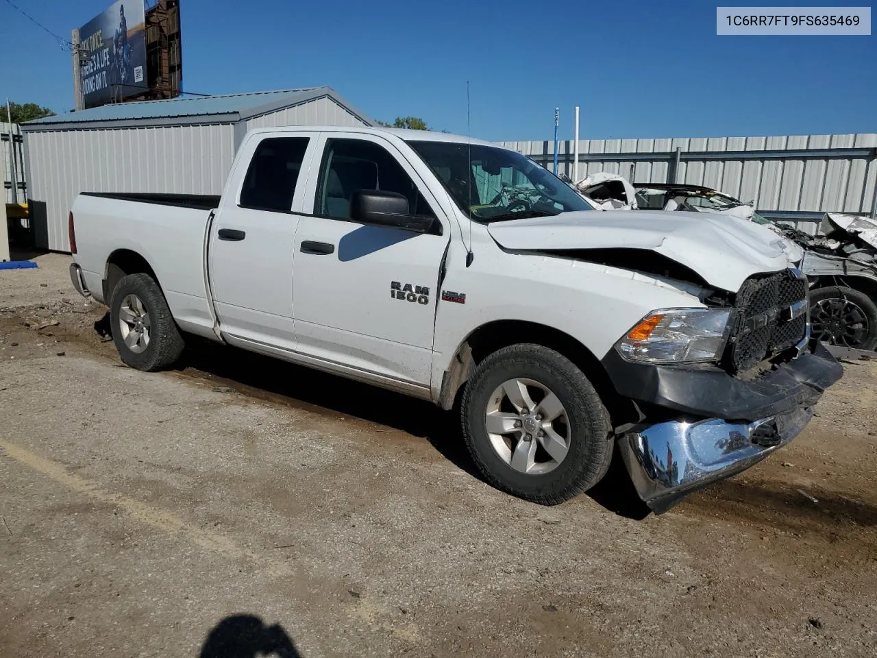 2015 Ram 1500 St VIN: 1C6RR7FT9FS635469 Lot: 74243684