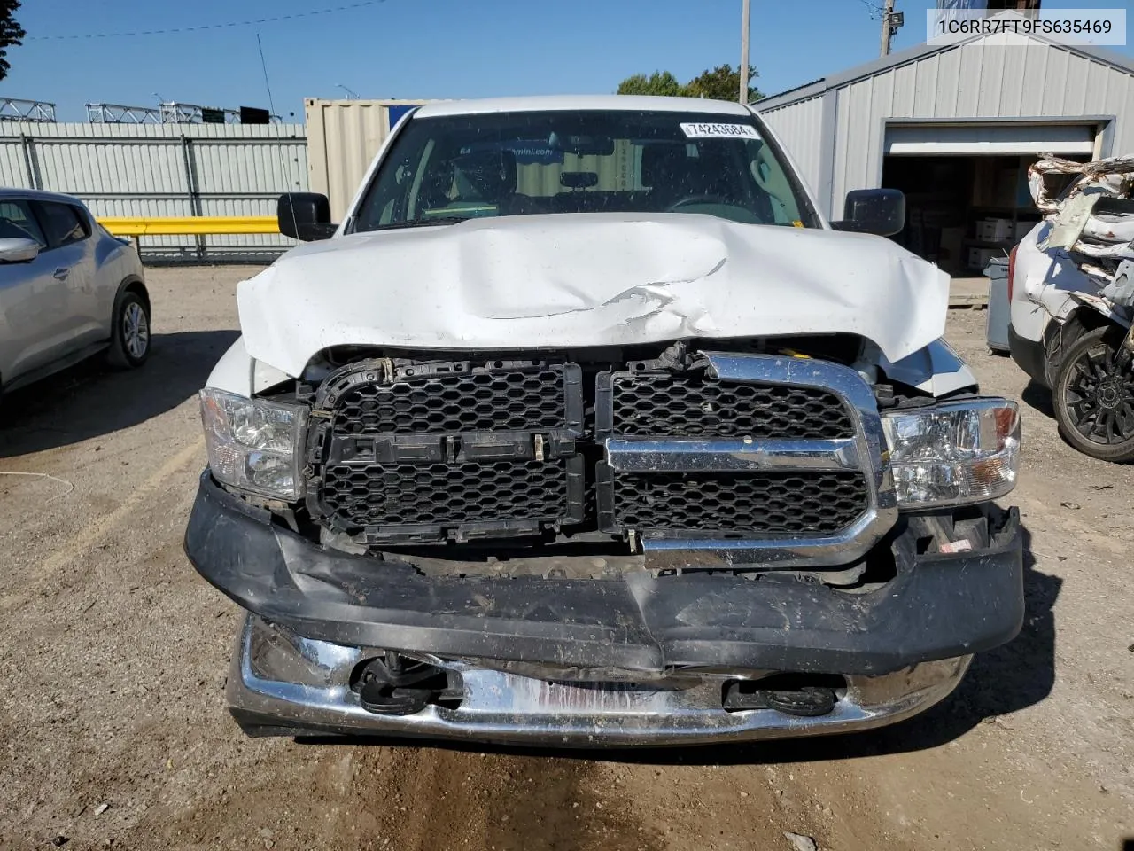 2015 Ram 1500 St VIN: 1C6RR7FT9FS635469 Lot: 74243684