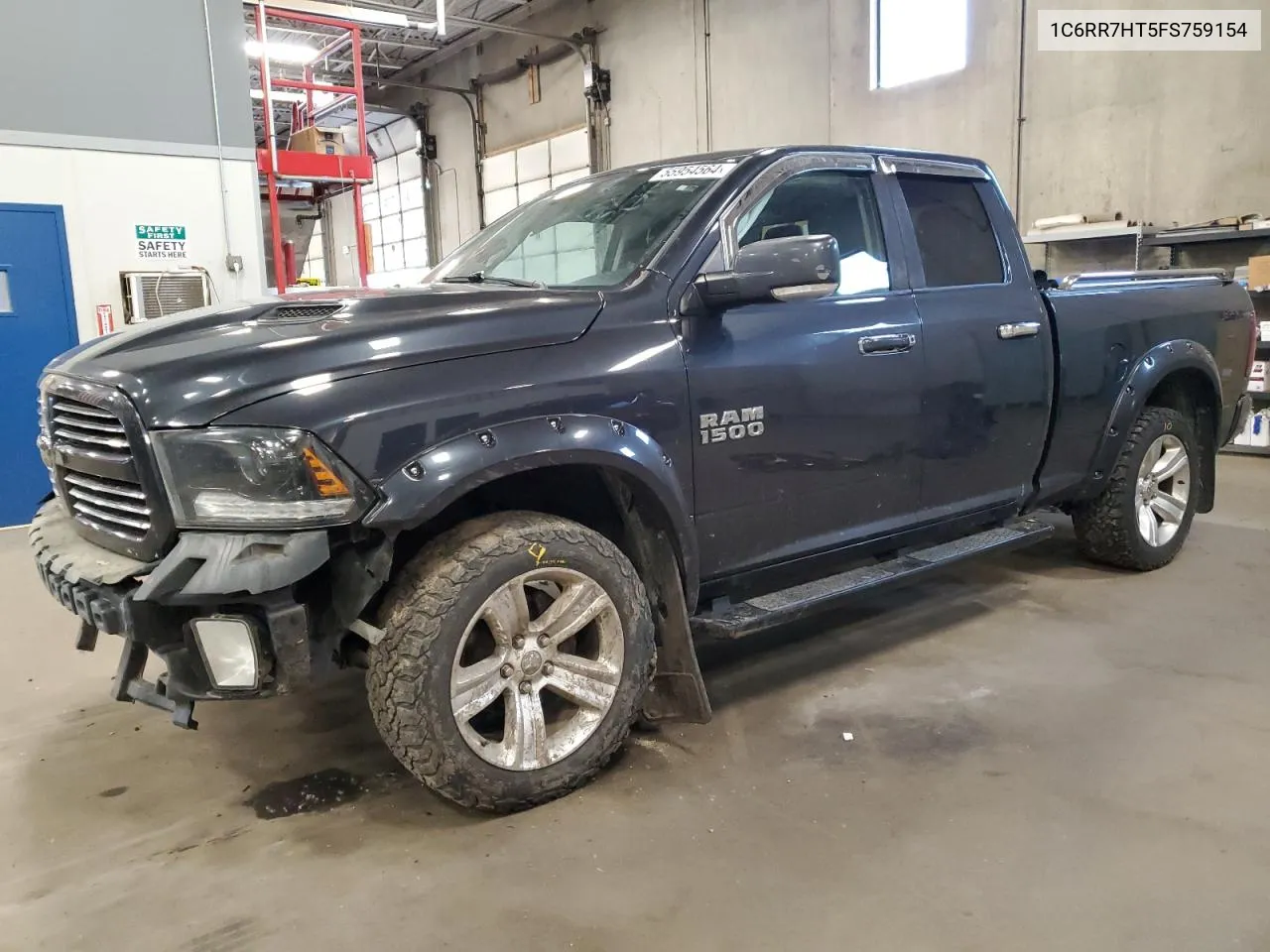 2015 Ram 1500 Sport VIN: 1C6RR7HT5FS759154 Lot: 74427074