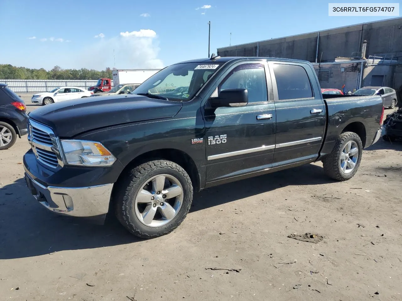 2015 Ram 1500 Slt VIN: 3C6RR7LT6FG574707 Lot: 74467924