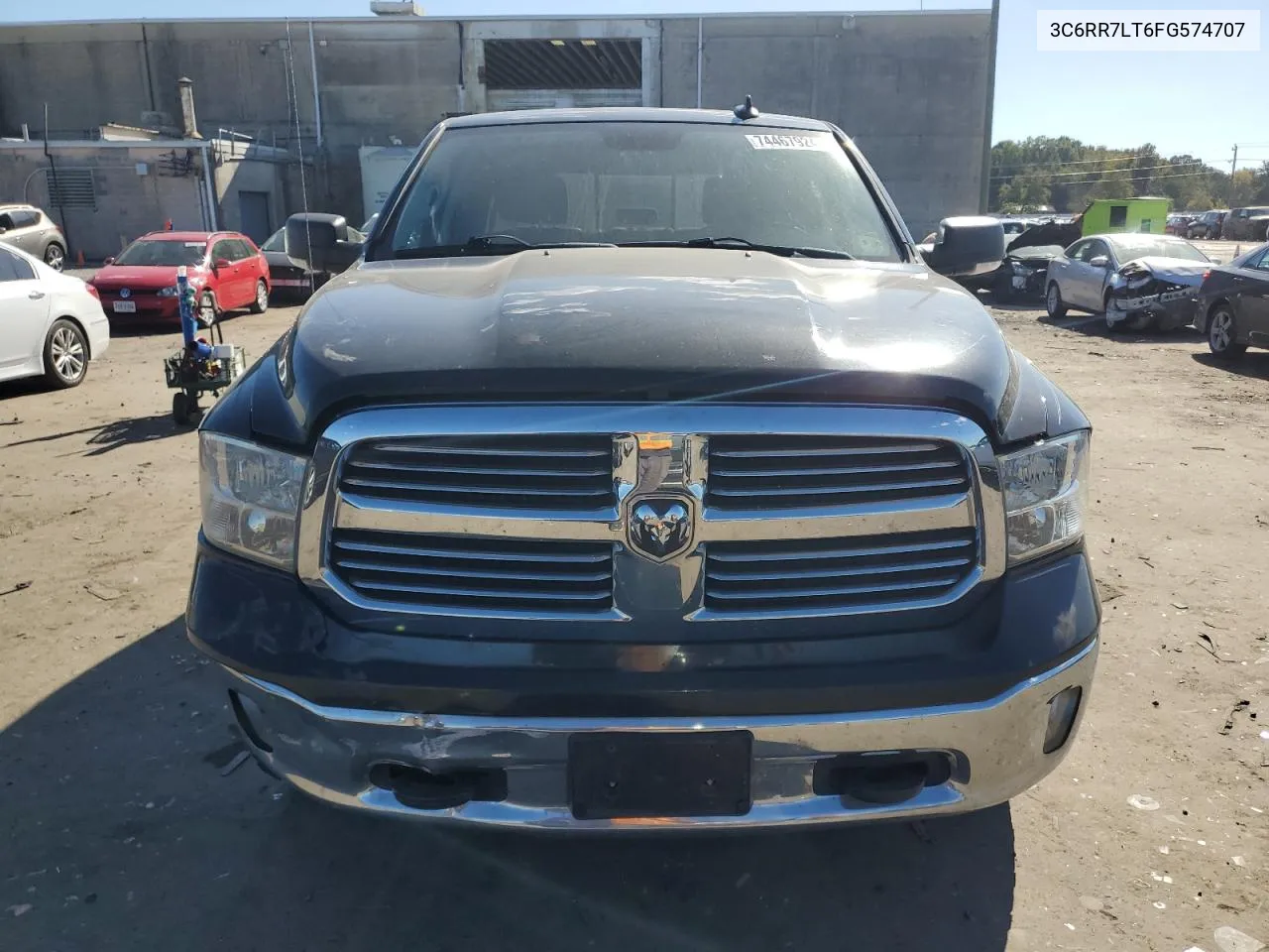 2015 Ram 1500 Slt VIN: 3C6RR7LT6FG574707 Lot: 74467924