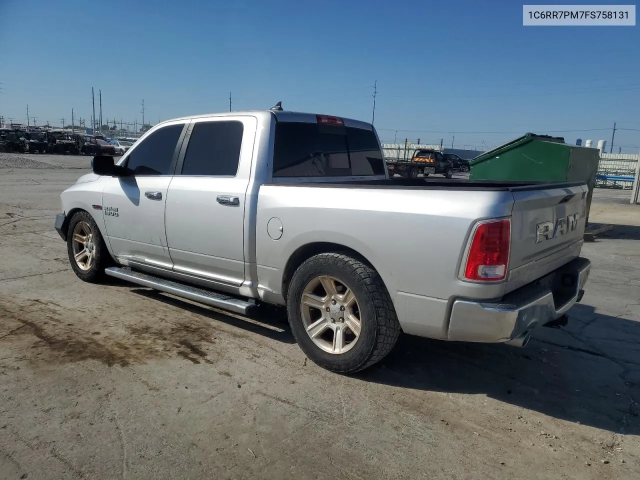 2015 Ram 1500 Longhorn VIN: 1C6RR7PM7FS758131 Lot: 74614294