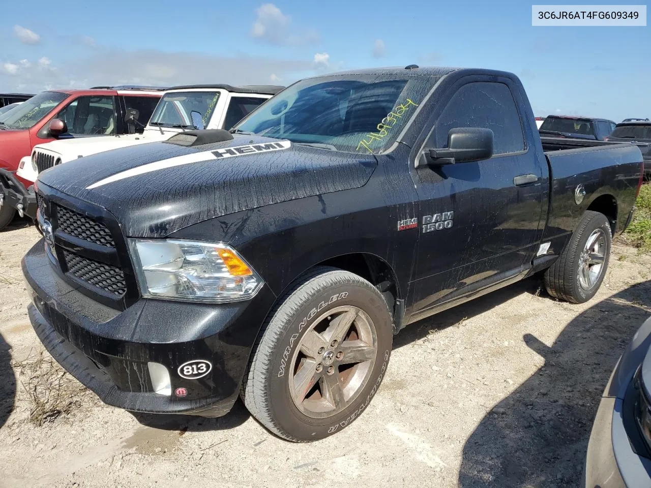 2015 Ram 1500 St VIN: 3C6JR6AT4FG609349 Lot: 74693924