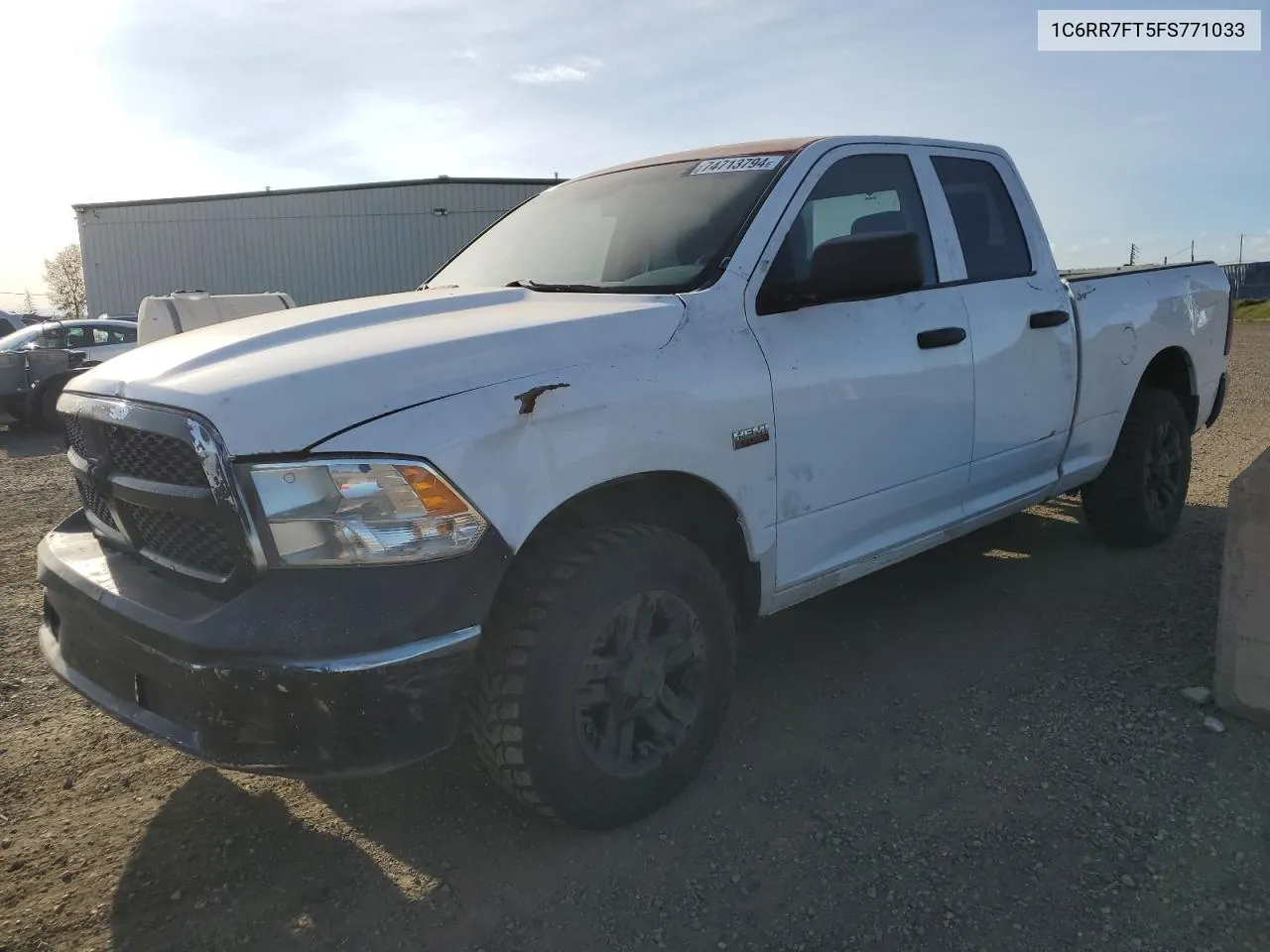 2015 Ram 1500 St VIN: 1C6RR7FT5FS771033 Lot: 74713794