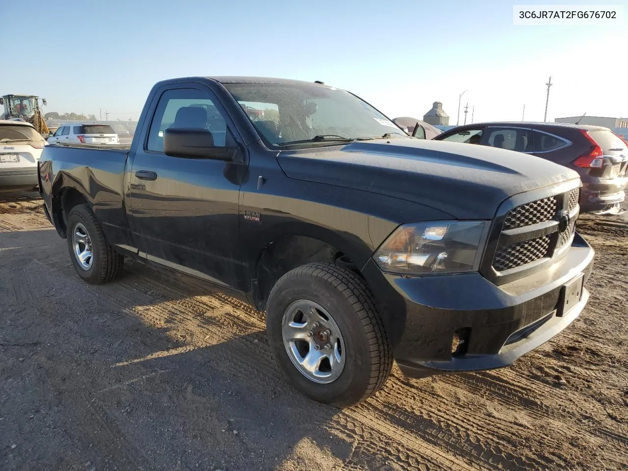 2015 Ram 1500 St VIN: 3C6JR7AT2FG676702 Lot: 74725644