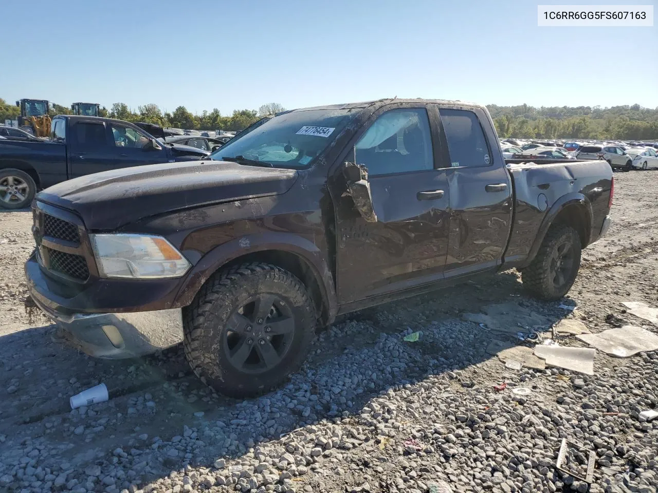 2015 Ram 1500 Slt VIN: 1C6RR6GG5FS607163 Lot: 74776454