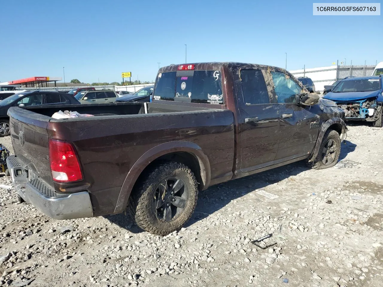 2015 Ram 1500 Slt VIN: 1C6RR6GG5FS607163 Lot: 74776454