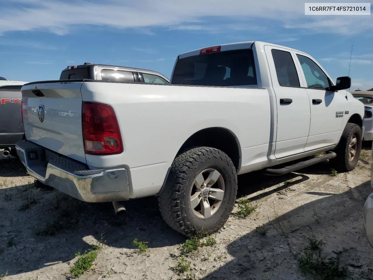 2015 Ram 1500 St VIN: 1C6RR7FT4FS721014 Lot: 74805454