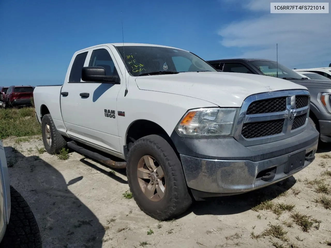 2015 Ram 1500 St VIN: 1C6RR7FT4FS721014 Lot: 74805454